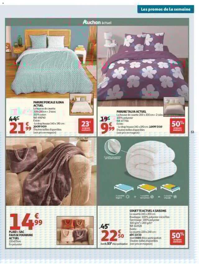 Nouveau catalogue Auchan à partir du 29/09