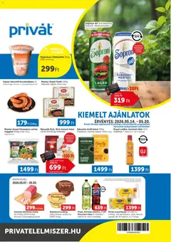 PRIVÁT - PRIVÁT akciós újság megtekintése, amely érvényes 2026.05.14.-től