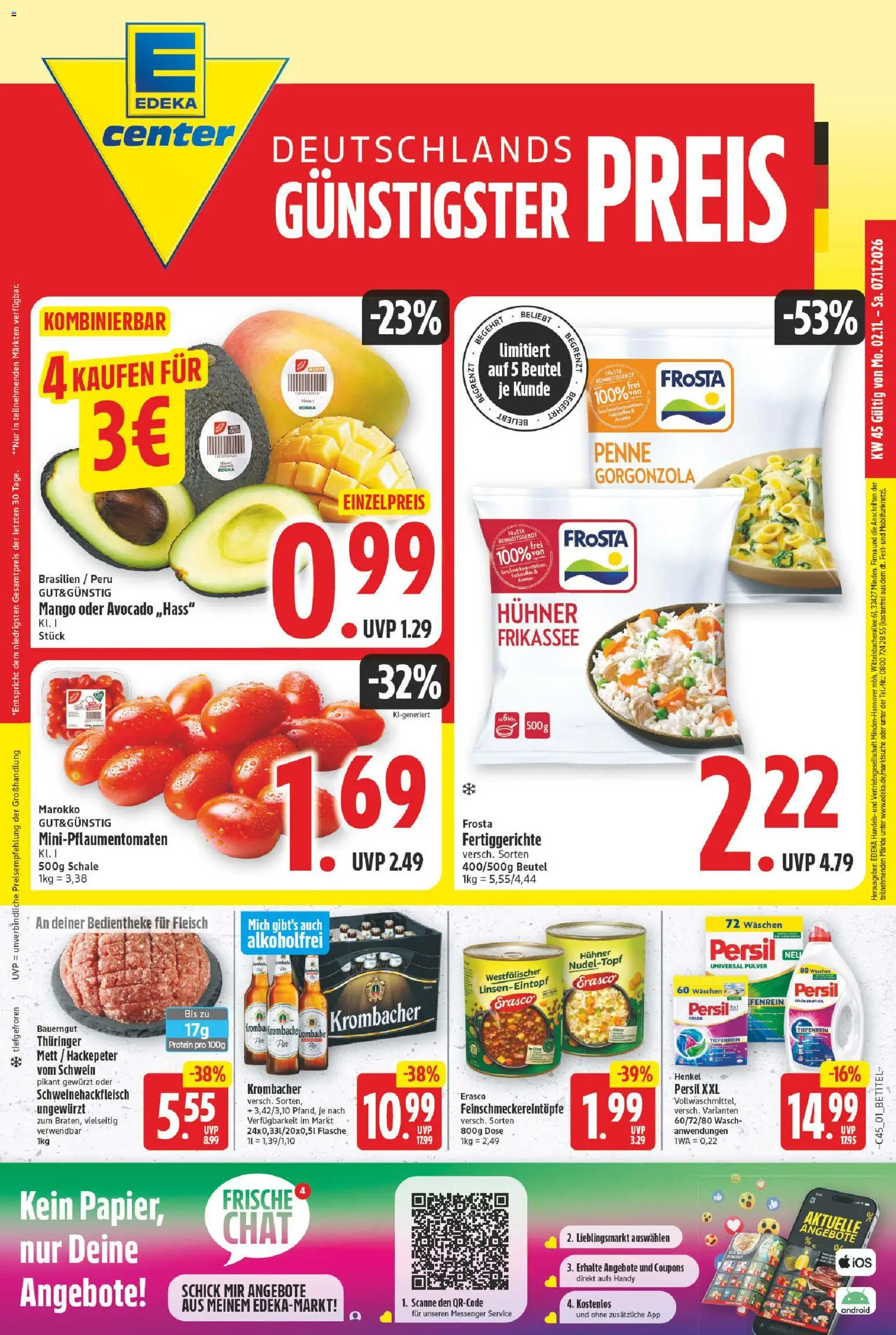 Vorschau von dem Prospekt des Geschäftes E center, gültig ab dem 02.11.2026