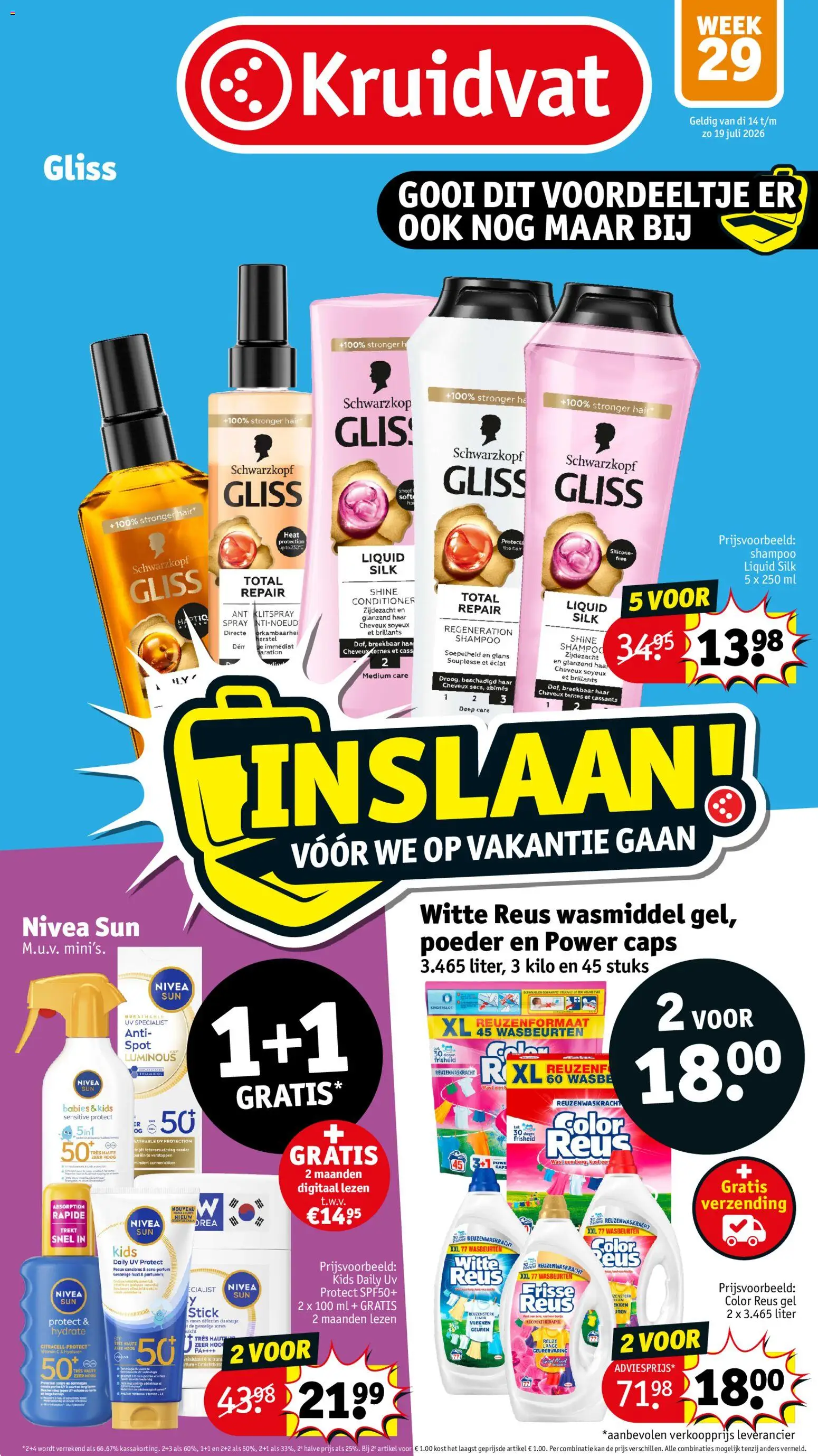 Voorbeeld van Kruidvat folder week 29 van winkel Kruidvat geldig vanaf 14-07-2026