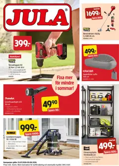 Förhandsgranska reklamblad Jula erbjudanden från butik Jula gäller från 23/07/2026