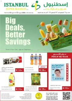 Preview of the catalogue Istanbul Supermarket catalogue of store Istanbul Supermarket valid from 6 Aug, 2026