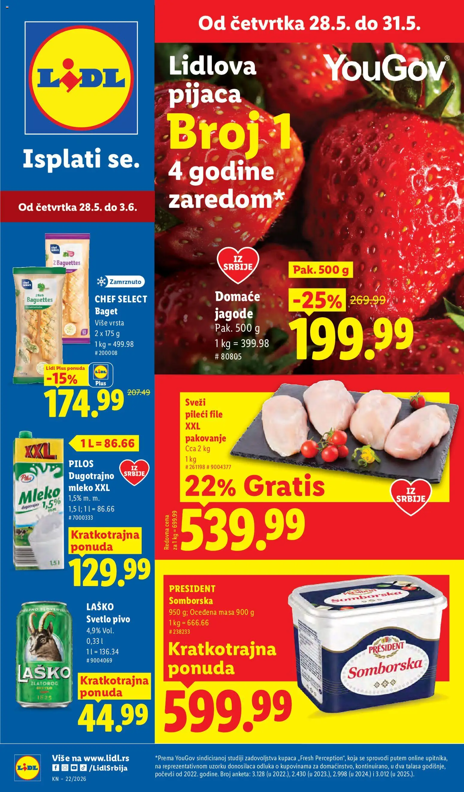 Pregled Lidl kataloga - važi od 28.05.2026