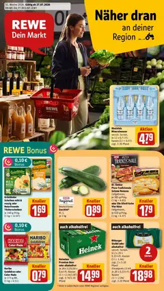 Vorschau von dem Prospekt des Geschäftes Rewe, gültig ab dem 27.07.2026