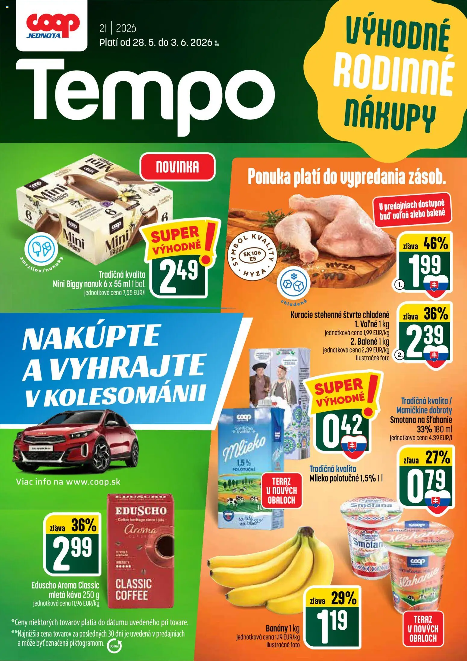 Náhľad COOP Jednota letáku platného od 28.05.2026