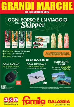 Anteprima dell'opuscolo Famila volantino Grandi Marche dal negozio Famila valido da 16/07/2026