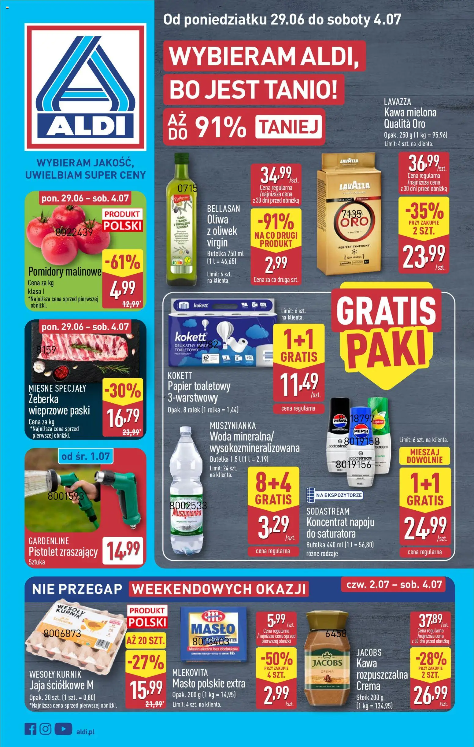 Pogląd gazetki "Aldi gazetka" ze sklepu Aldi ważnej od 29.06.2026
