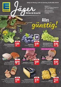 Vorschau von dem Prospekt des Geschäftes Edeka, gültig ab dem 21.09.2026