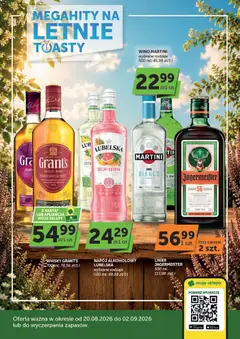 Pogląd gazetki "Groszek gazetka - Oferta alkoholowa" ze sklepu Groszek ważnej od 20.08.2026