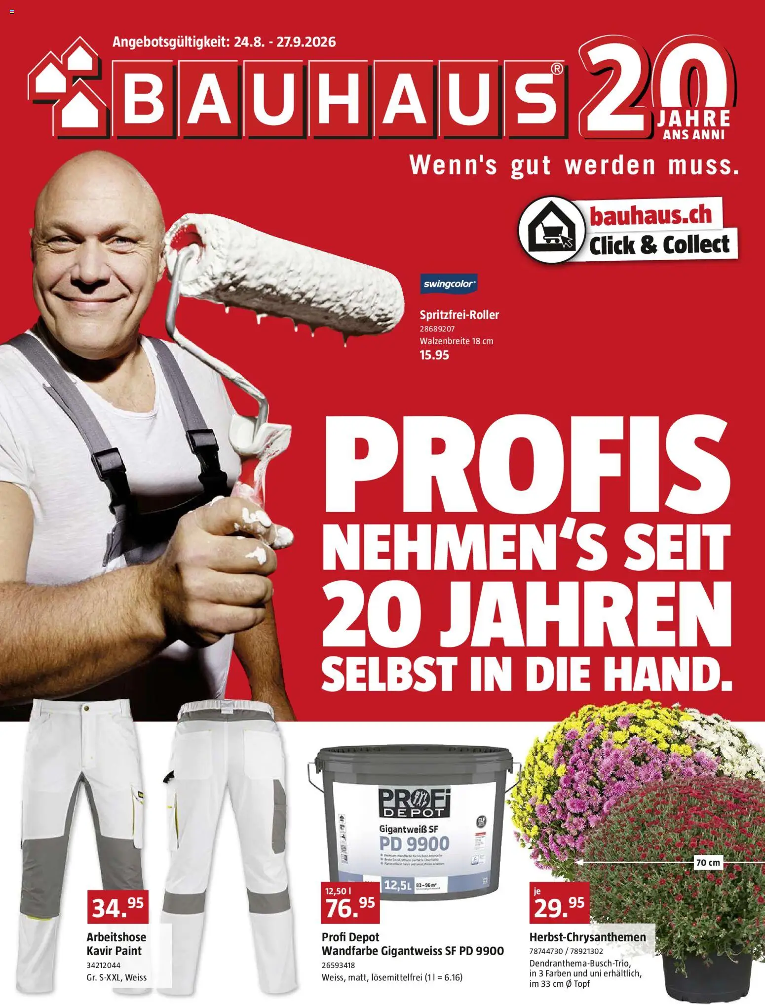 Vorschau des Merkblatts Bauhaus aktionen vom Shop Bauhaus gültig von 24.08.2026 bis 27.09.2026