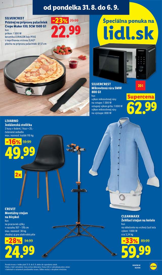 Nový Lidl leták od 31.08.