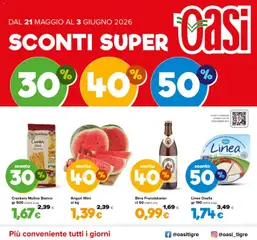Anteprima dell'opuscolo Oasi volantino dal negozio Oasi valido da 21/05/2026