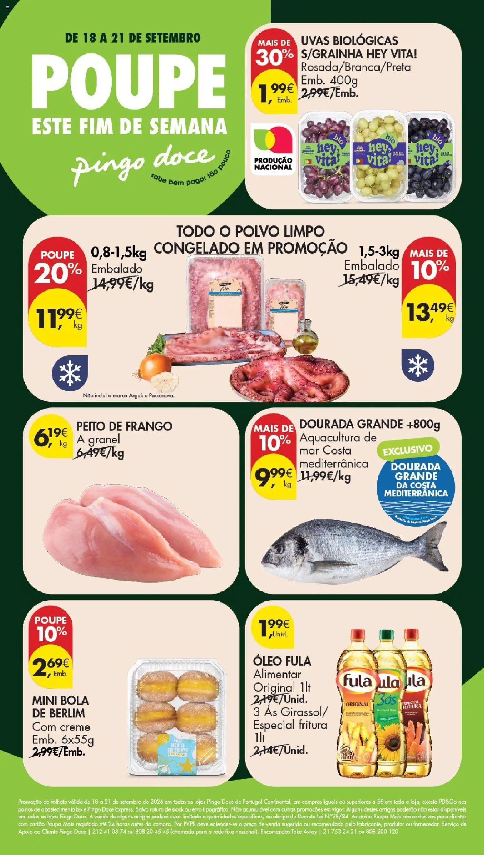 Pré-visualização do folheto da loja Pingo Doce válida a partir de 18/09/2026