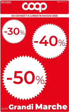 Anteprima dell'opuscolo COOP volantino Sicilia dal negozio COOP valido da 07/05/2026