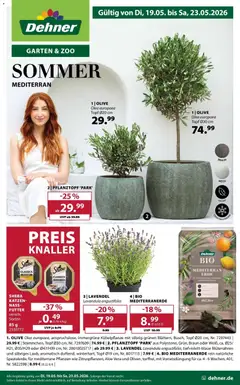 Vorschau von dem Prospekt des Geschäftes Dehner, gültig ab dem 19.05.2026