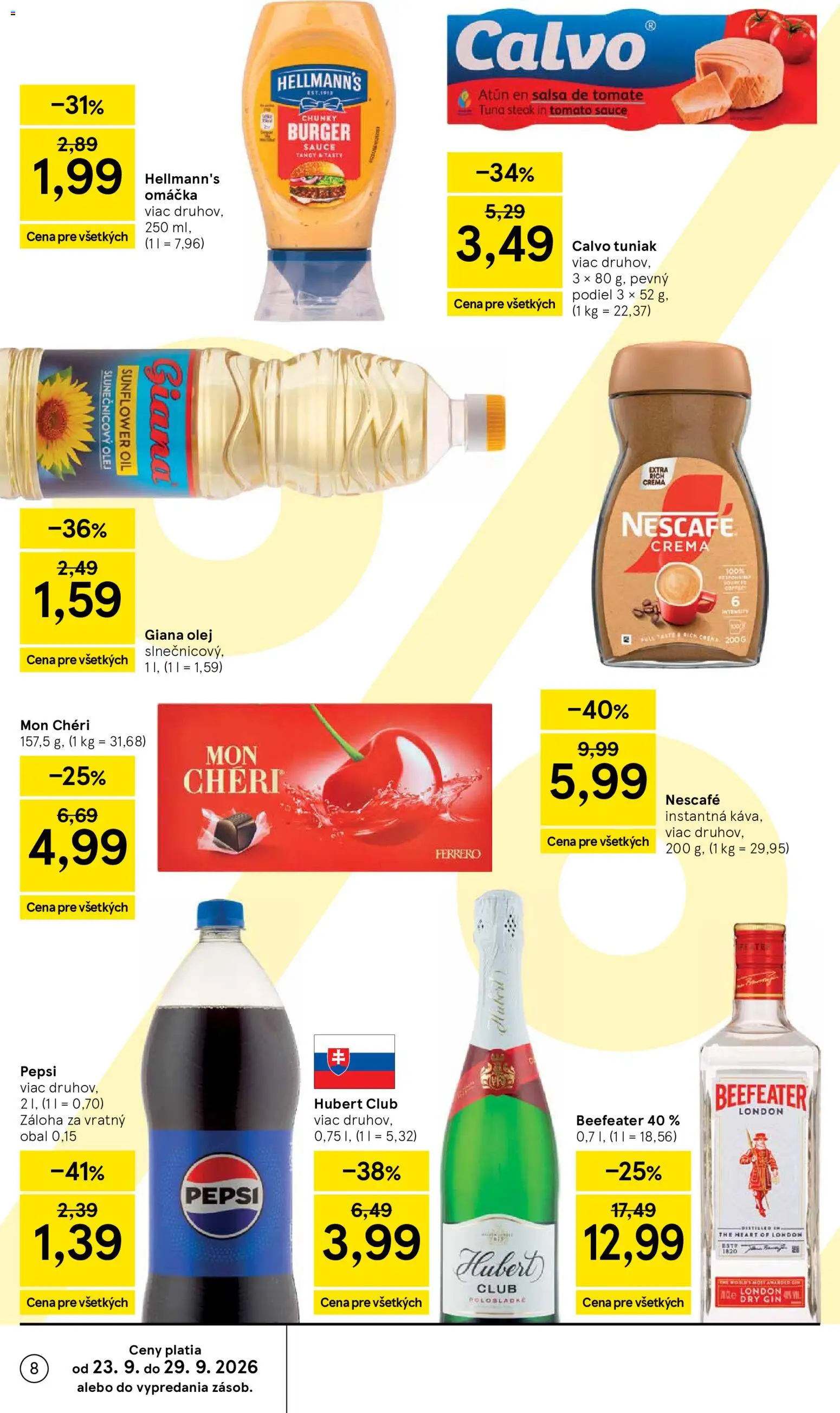 Náhľad Tesco letáku platného od 23.09.2026