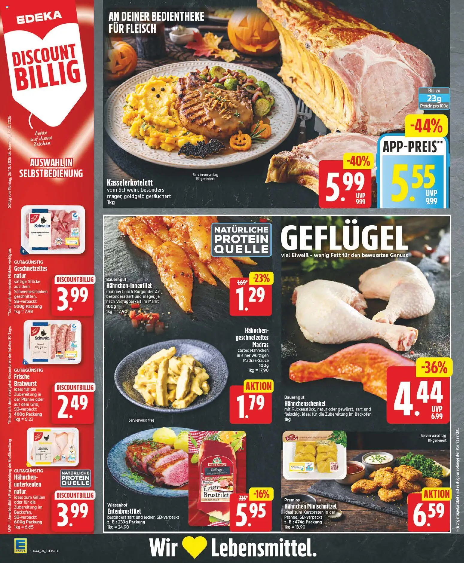 Vorschau von dem Prospekt des Geschäftes Edeka, gültig ab dem 26.10.2026
