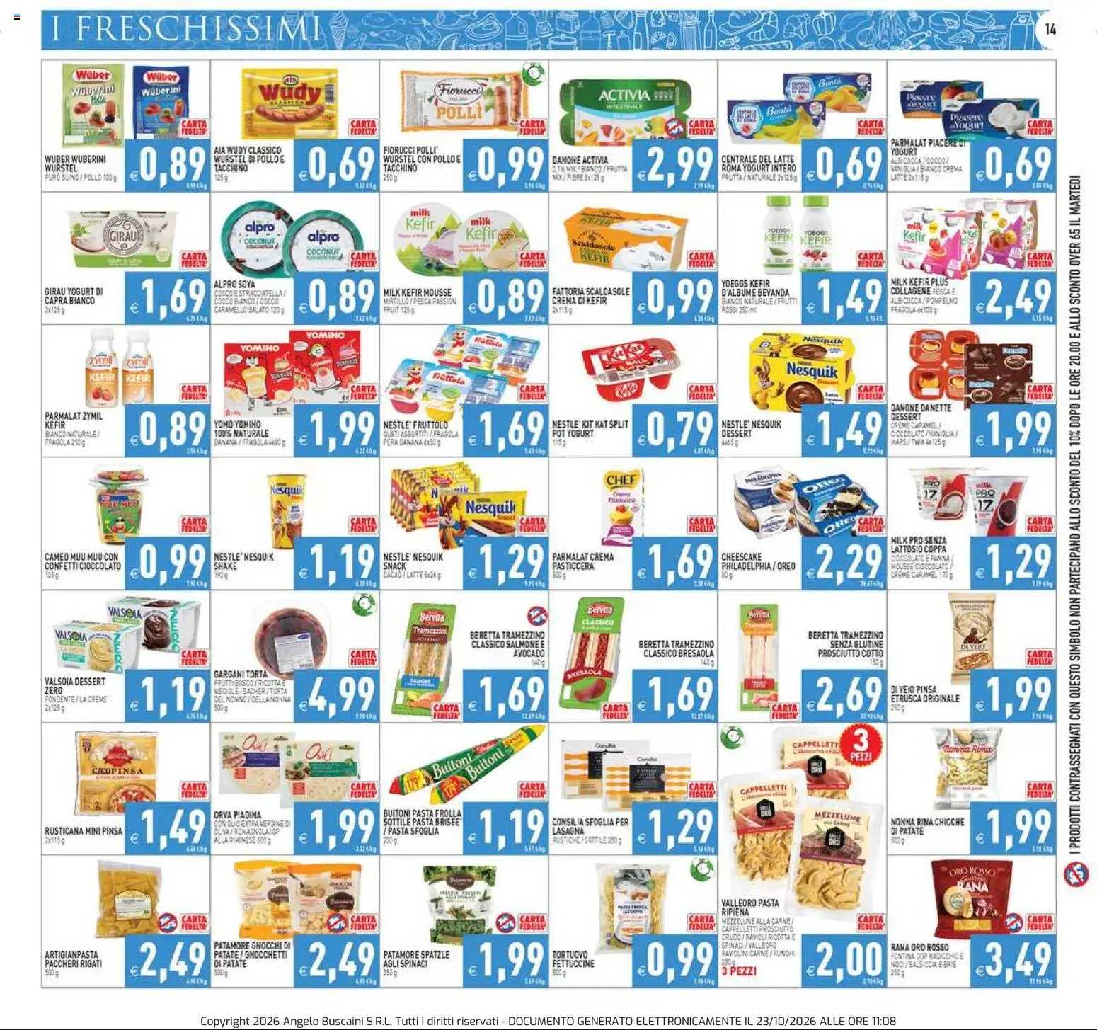 Anteprima dell'opuscolo PIM Supermercati volantino dal negozio PIM Supermercati valido da 23/10/2026