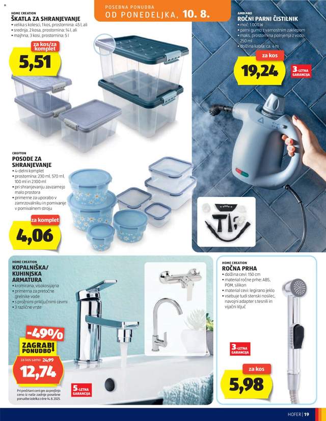 Novi Hofer katalog od 05.08.