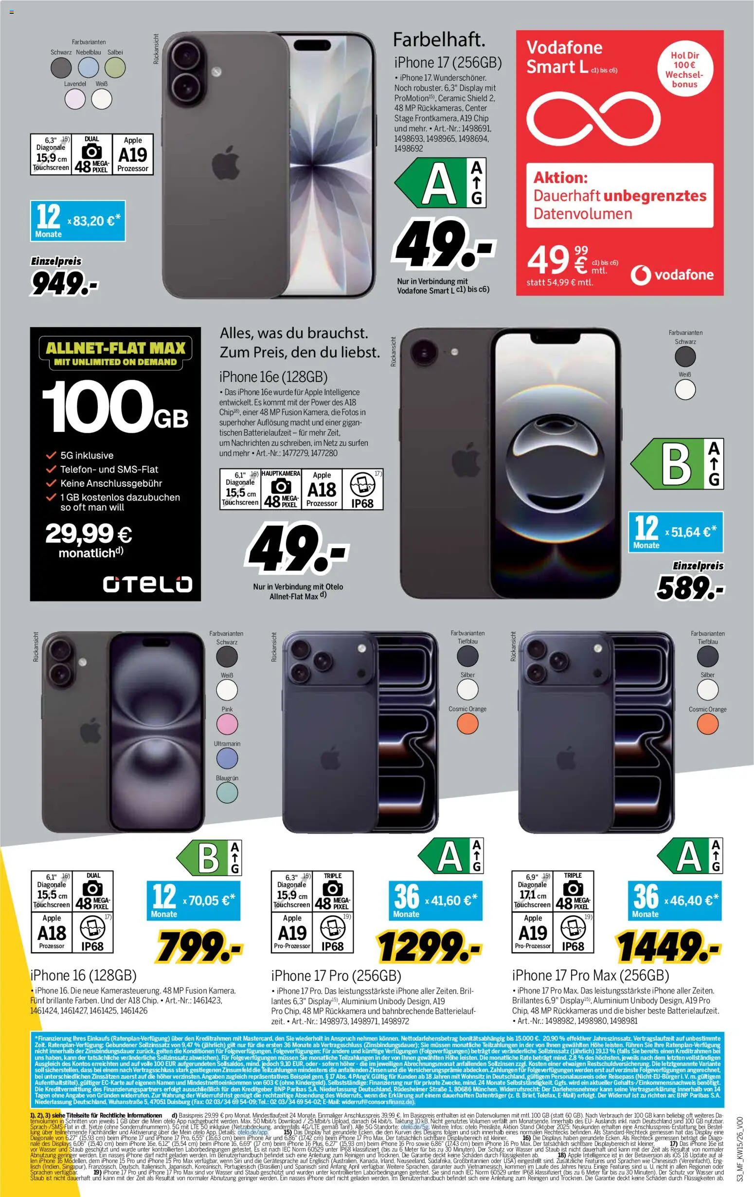 Vorschau von dem Prospekt des Geschäftes Medimax, gültig ab dem 04.04.2026 - Apple, Iphone, Telefon, Wasser, Lavendel