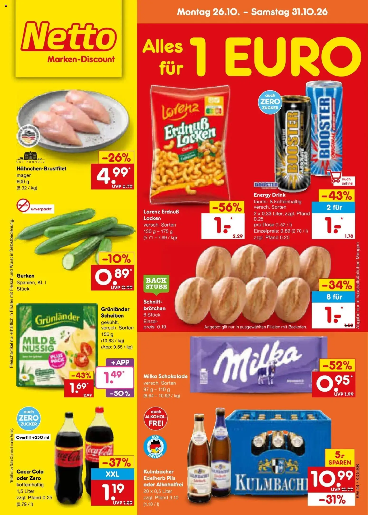 Vorschau von dem Prospekt des Geschäftes Netto Marken-Discount, gültig ab dem 26.10.2026