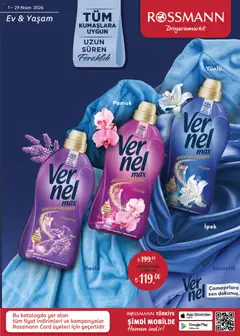 Rossmann Rossmann - Nisan Ev & Yaşam Kataloğu 01.04.2026 - Broşürünün önizlemesi