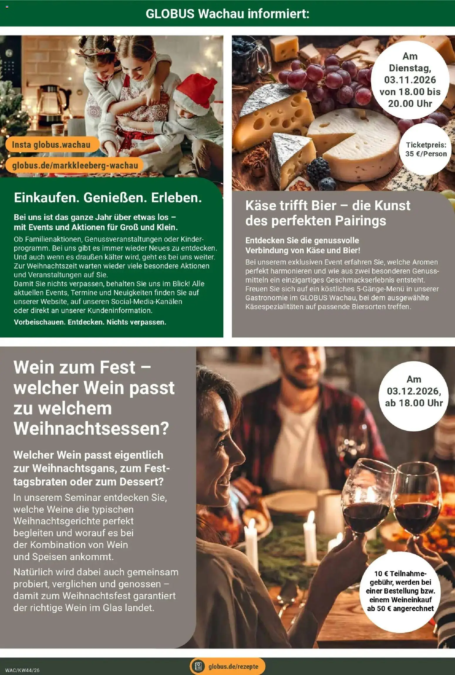 Vorschau von dem Prospekt des Geschäftes Globus, gültig ab dem 26.10.2026