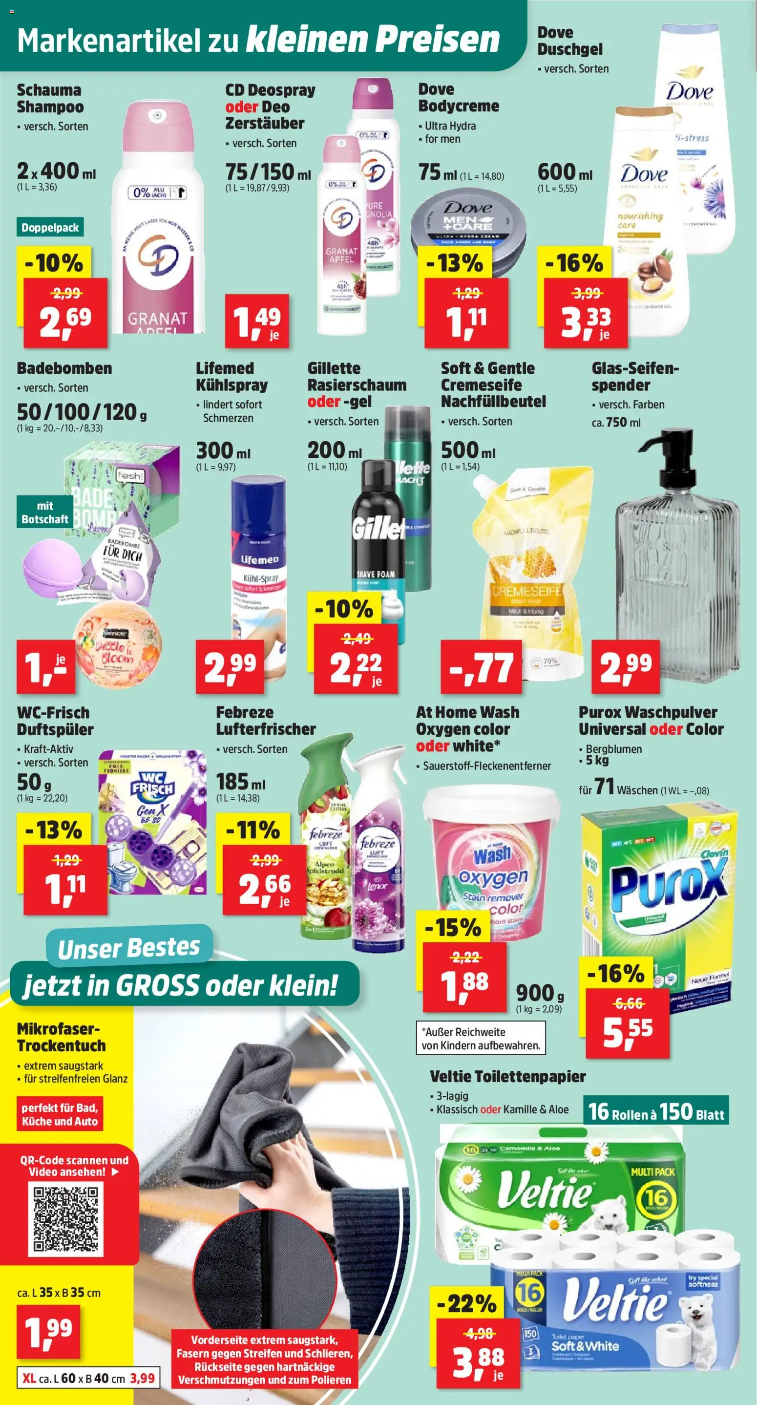 Vorschau von dem Prospekt des Geschäftes Thomas Philipps, gültig ab dem 07.09.2026 - Video, Küche, Äpfel, Shampoo, Lenor, Waschpulver, Rasierschaum, Deospray