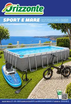 Anteprima dell'opuscolo Orizzonte volantino Sport e Mare dal negozio Orizzonte valido da 08/05/2026