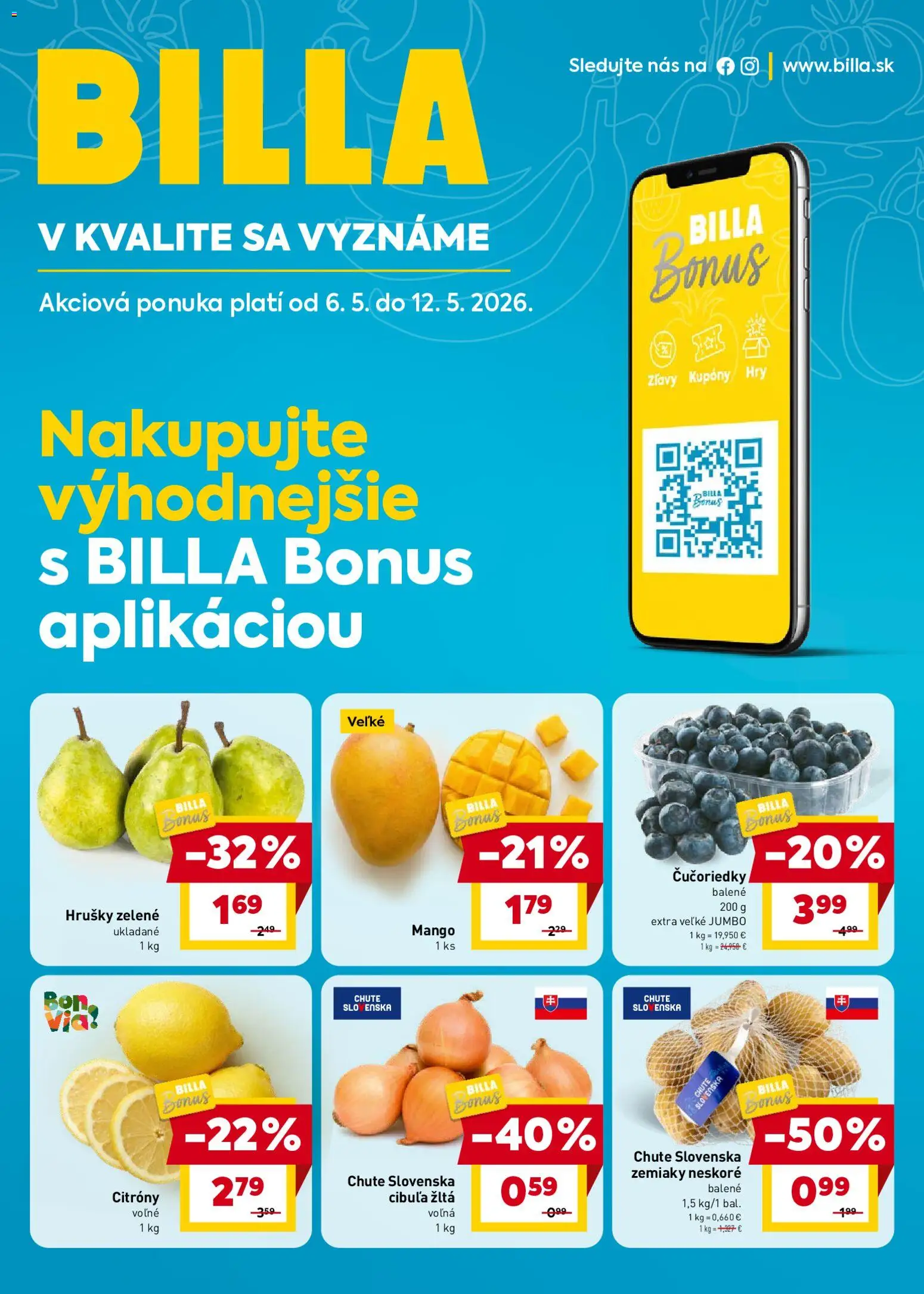 Náhľad Billa letáku platného od 06.05.2026
