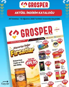 Grosper Grosper Katalog 29.07.2026 - Broşürünün önizlemesi