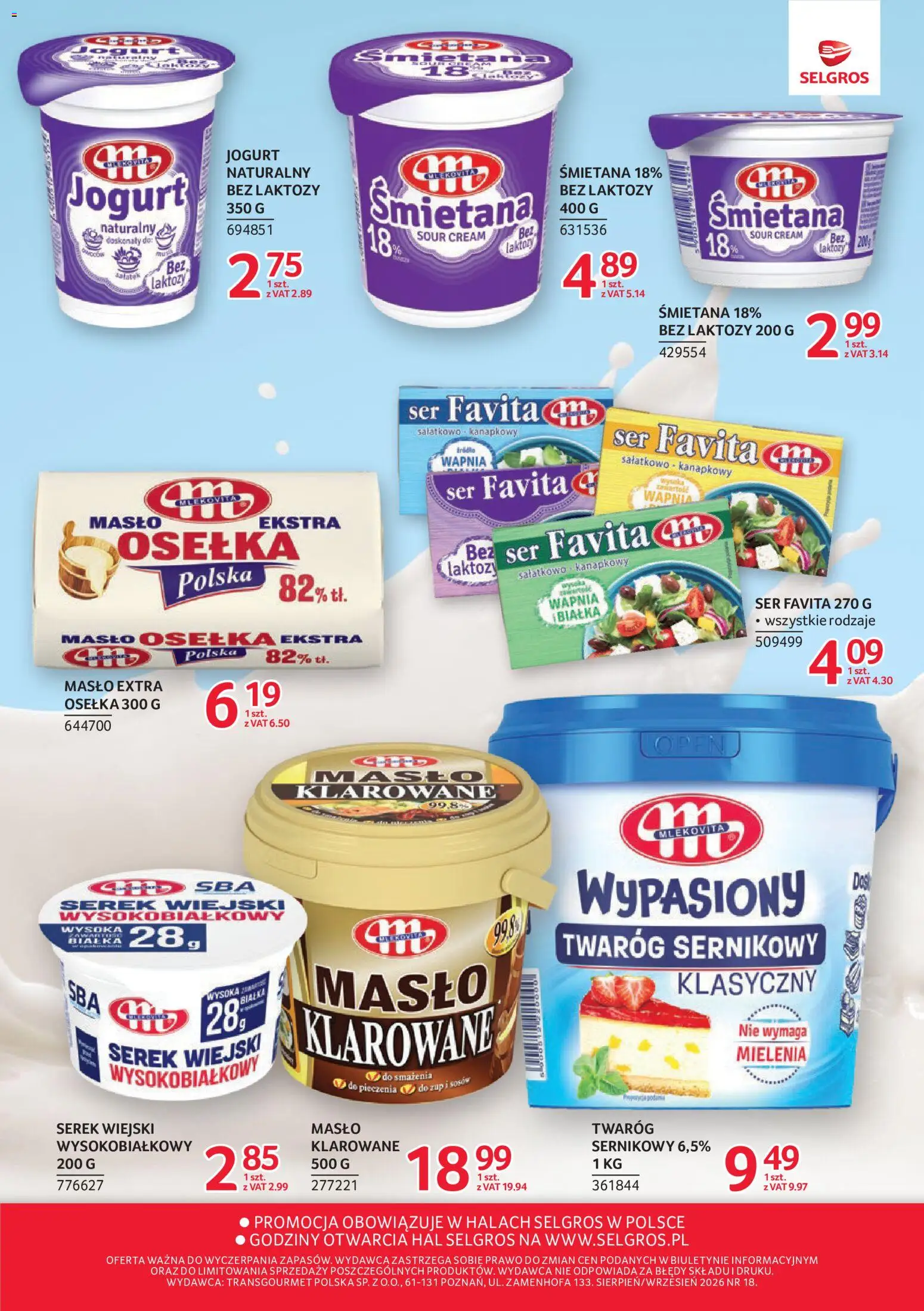 Pogląd gazetki "Selgros cash&carry gazetka - Markowe produkty" ze sklepu Selgros cash&carry ważnej od 27.08.2026