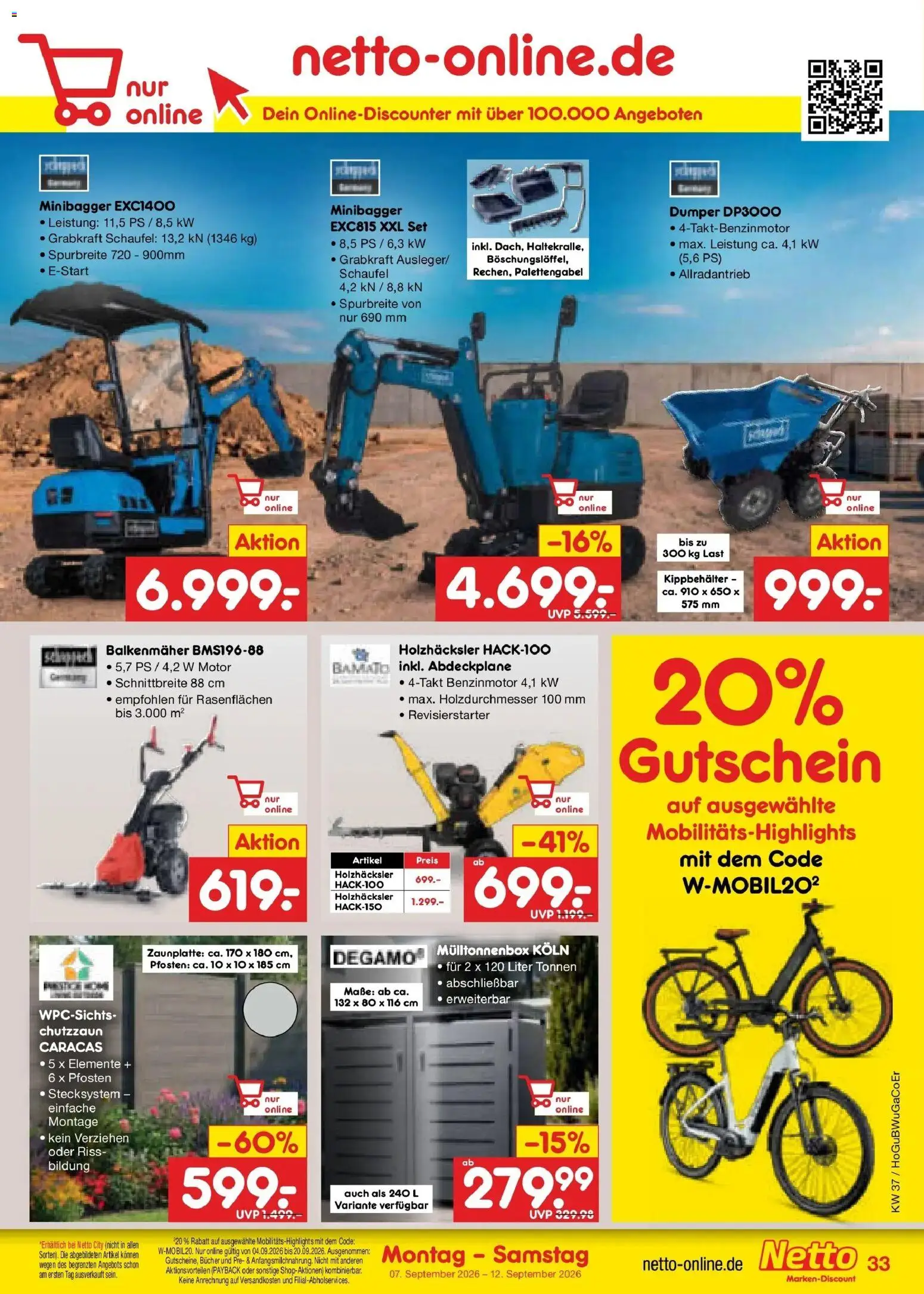 Vorschau von dem Prospekt des Geschäftes Netto Marken-Discount, gültig ab dem 07.09.2026