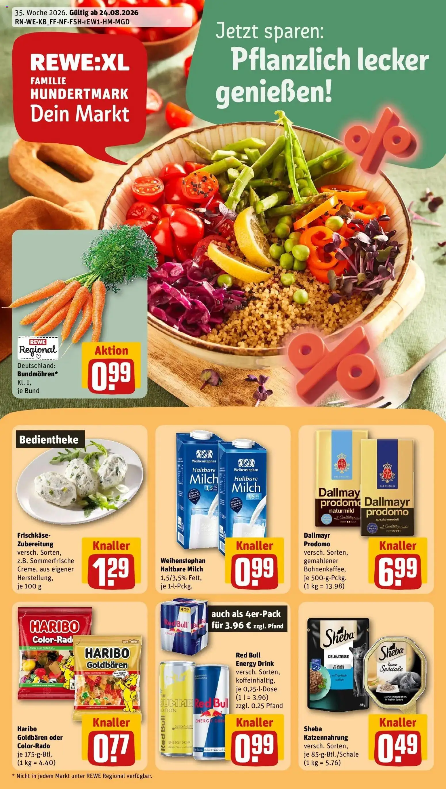 Vorschau von dem Prospekt des Geschäftes Rewe, gültig ab dem 24.08.2026