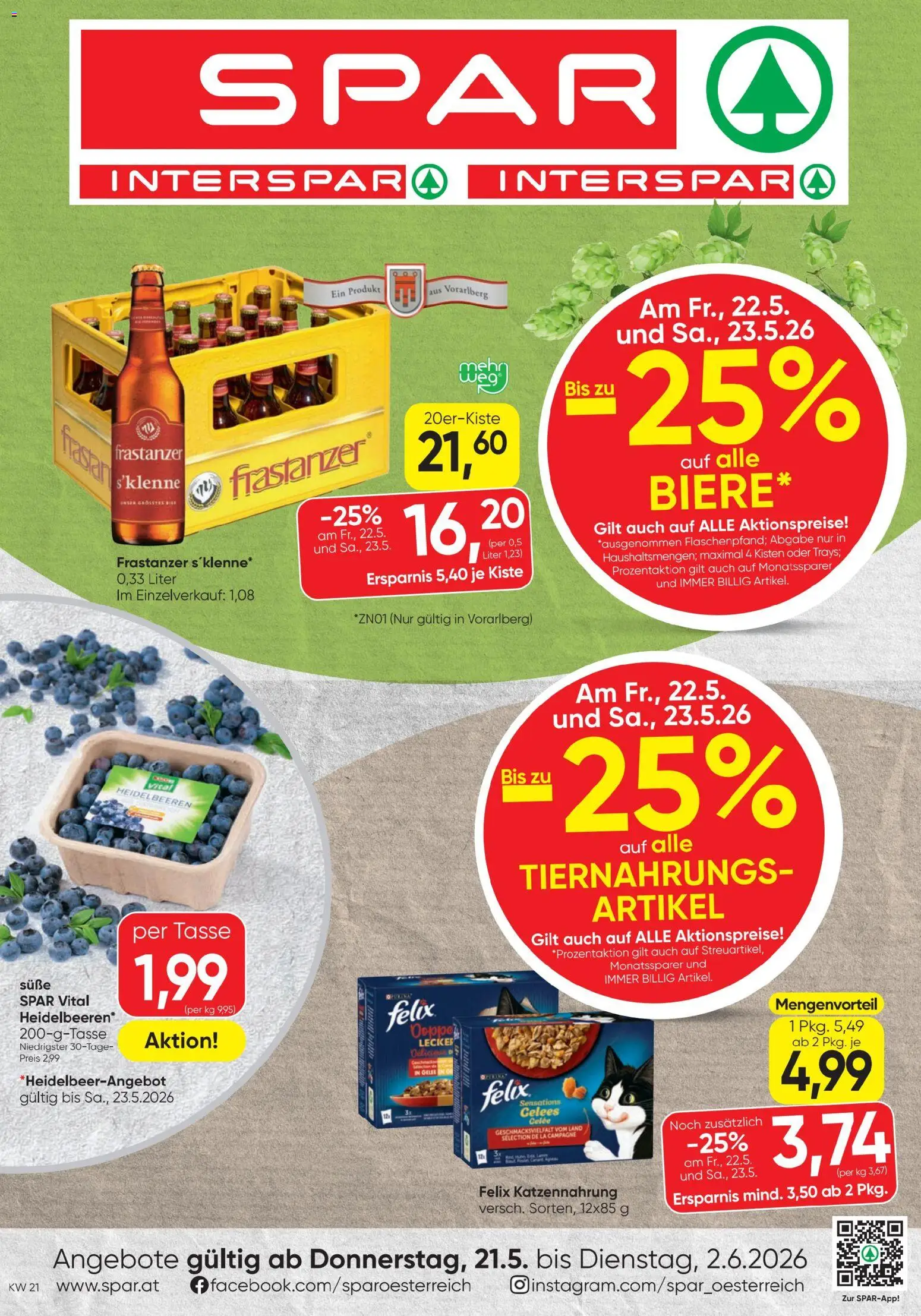 Vorschau der Angebote: Spar Spar - Flugblatt gültig ab 21.05.2026