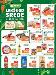 Pregled Gomex kataloga - važi od 19.08.2026