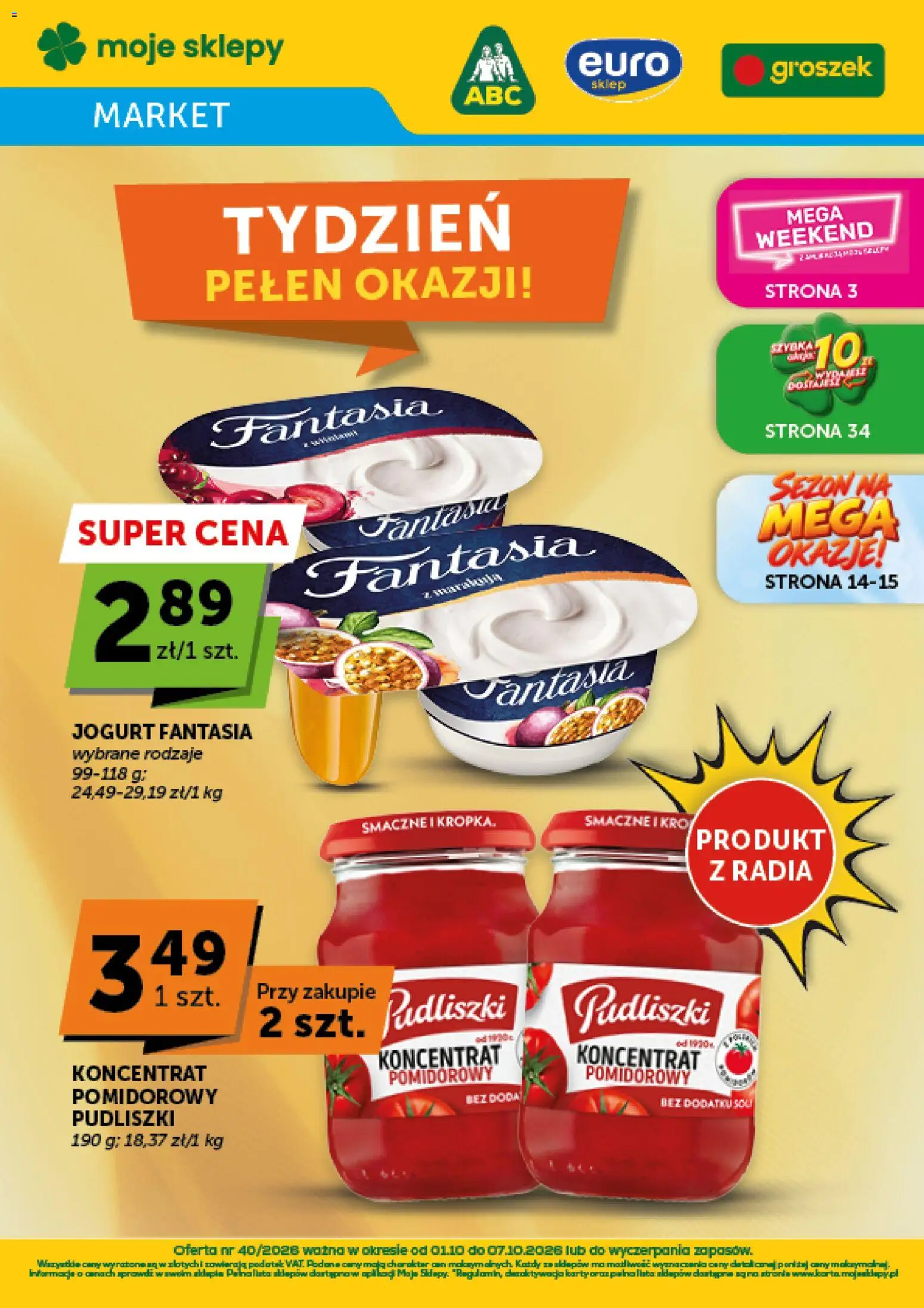 Pogląd gazetki "Groszek gazetka - Market" ze sklepu Groszek ważnej od 01.10.2026