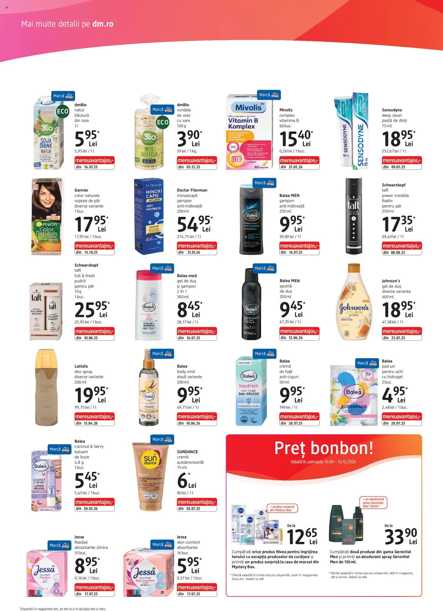 Previzualizarea de cataloage: DM drogeriemarkt DM drogeriemarkt Catalog Express valabil de la 10.09.2026