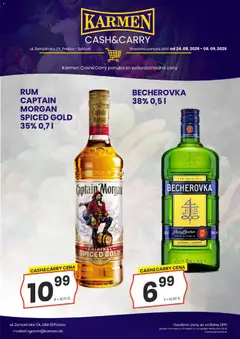 Náhľad KARMEN CBA letáku platného od 24.08.2026