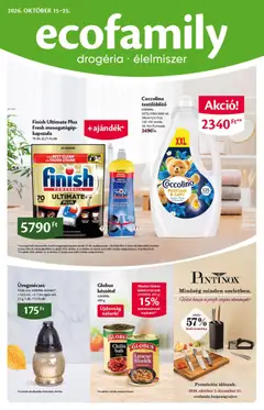 Ecofamily - Ecofamily akciós újság megtekintése, amely érvényes 2026.10.15.-től