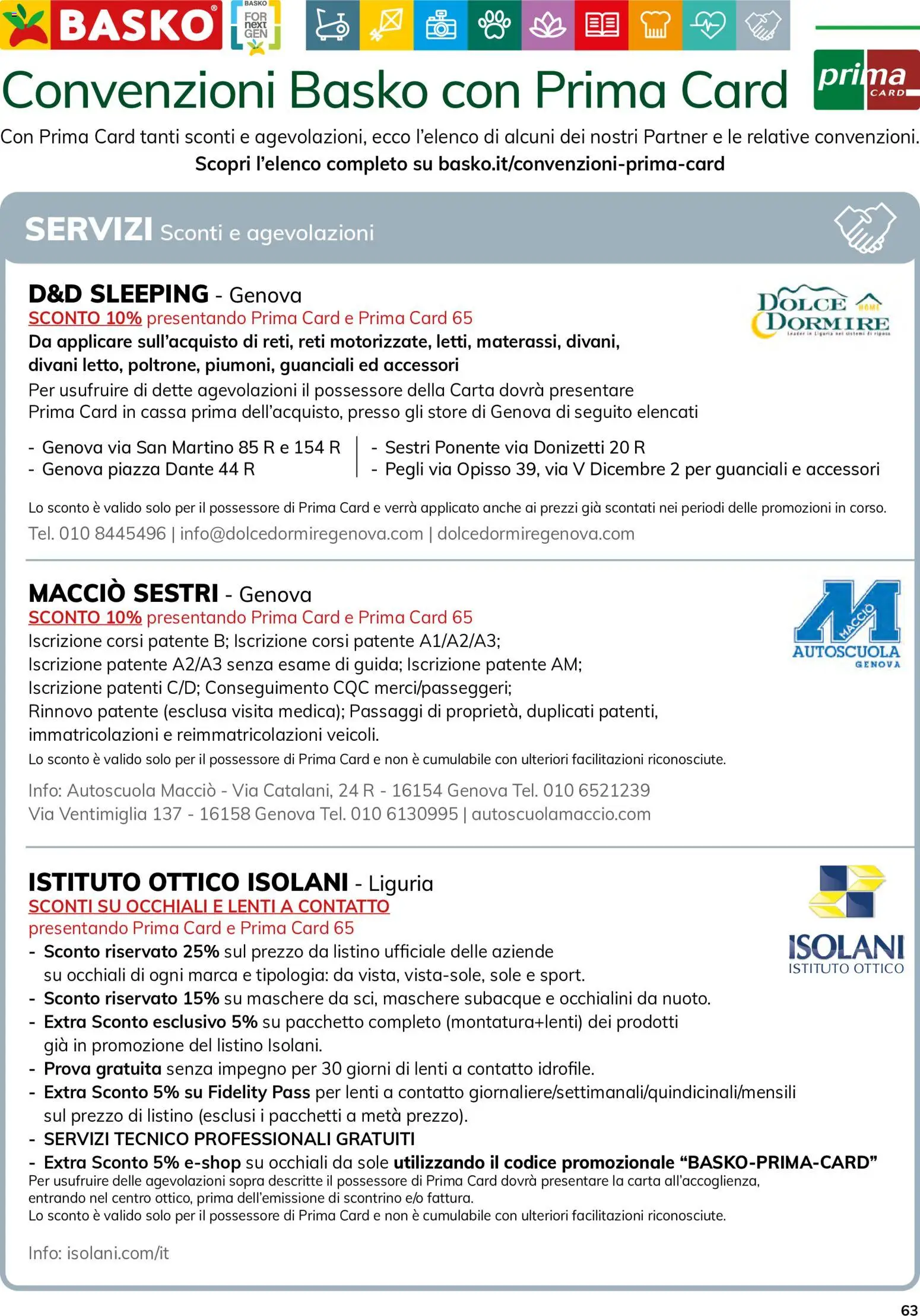 Anteprima dell'opuscolo Basko volantino Magazine ottobre dal negozio Basko valido da 12/10/2026 - Occhiali, Lenti a contatto, Maschere, Lenti