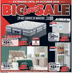 Preview of Lewis Stores flyer valid from 28/09/2026