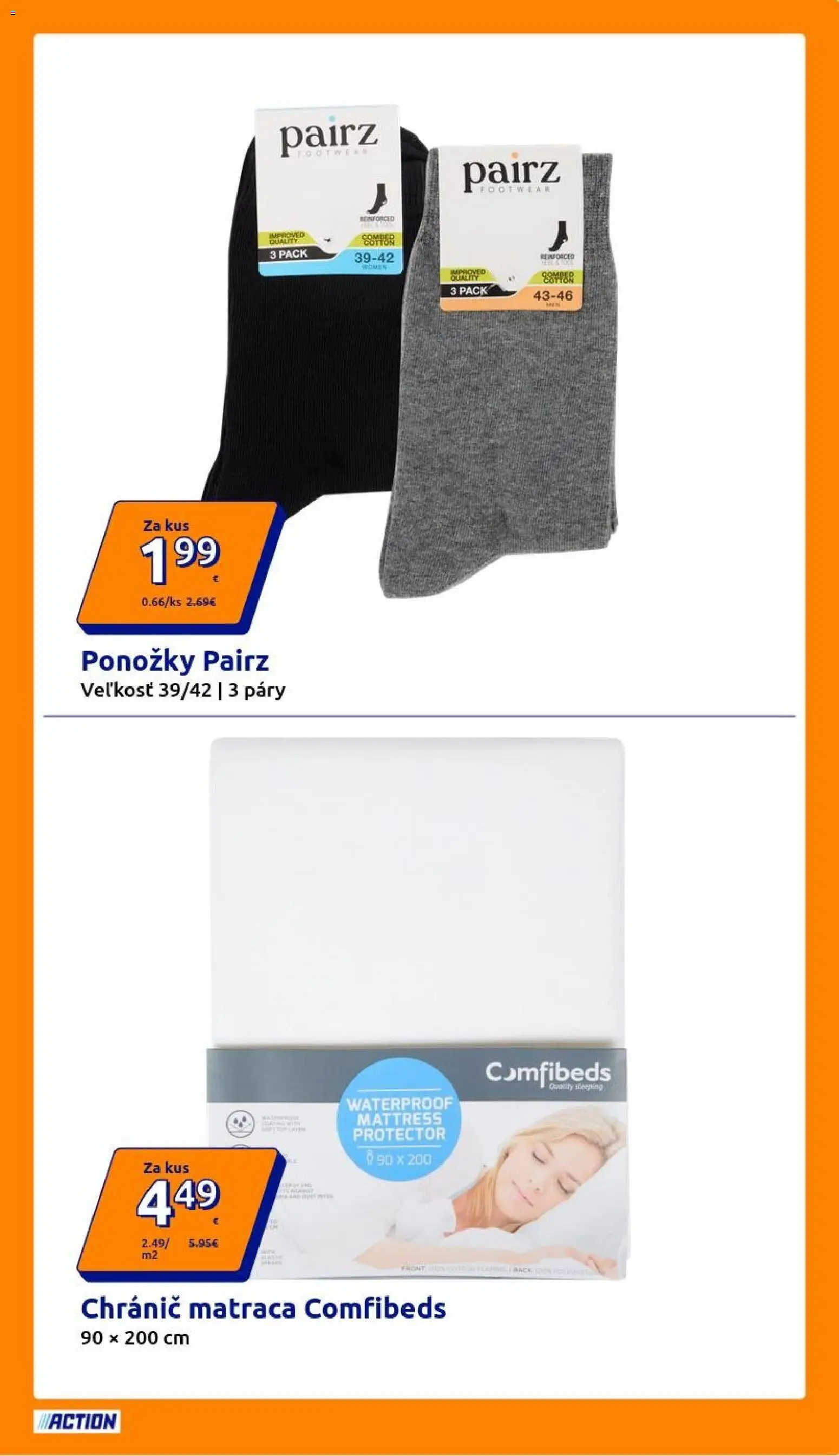 Náhľad Action letáku platného od 21.10.2026 - Ponožky