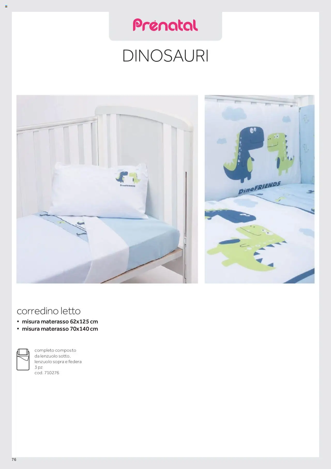 Anteprima dell'opuscolo Catalogo Camarette e Lettini dal negozio Prenatal valido da 01/01/2025 - Letto, Materasso, Federa