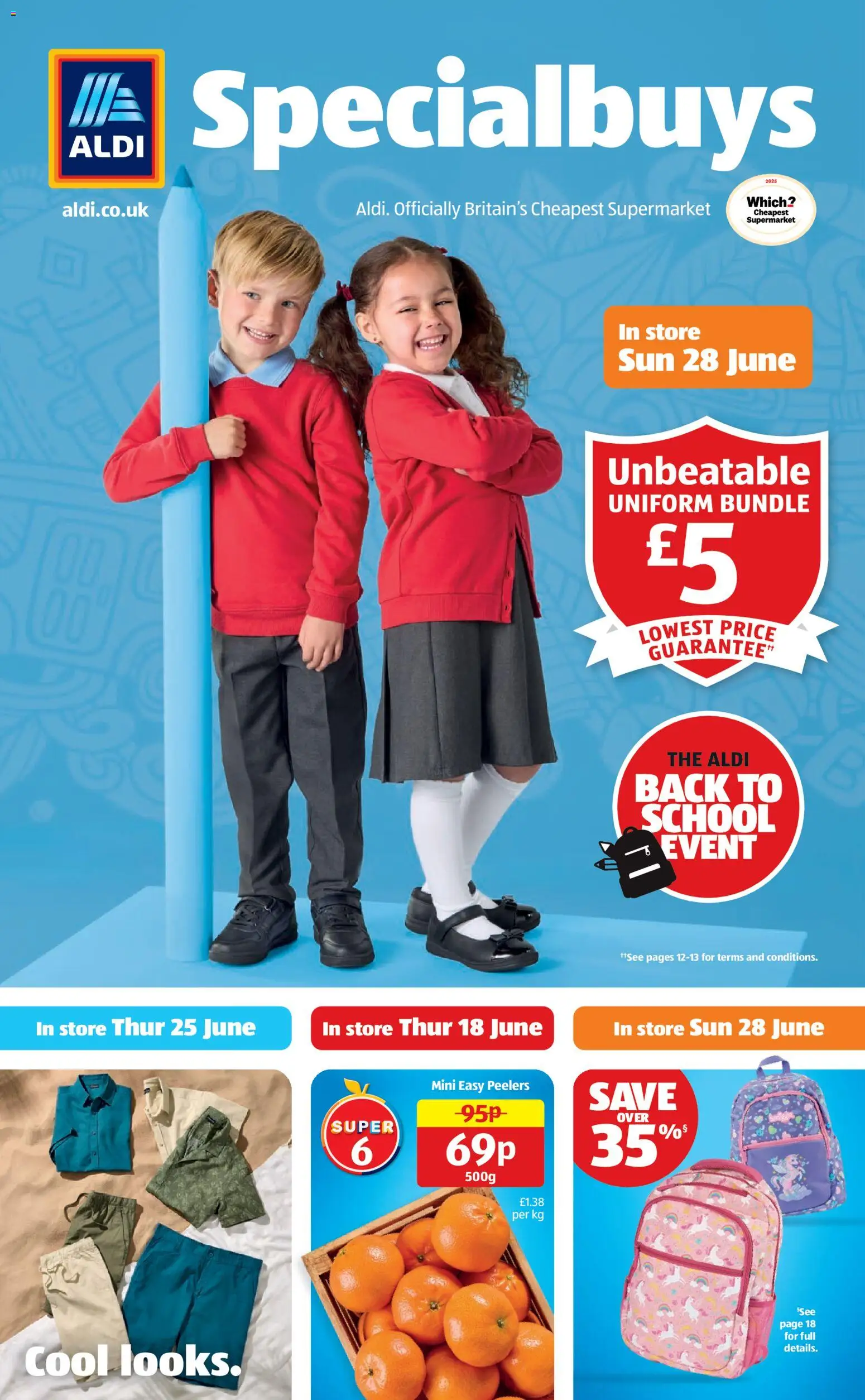 Preview of Aldi Weekly offers Aldi Back to school Scottisch valid from 22/06/2026