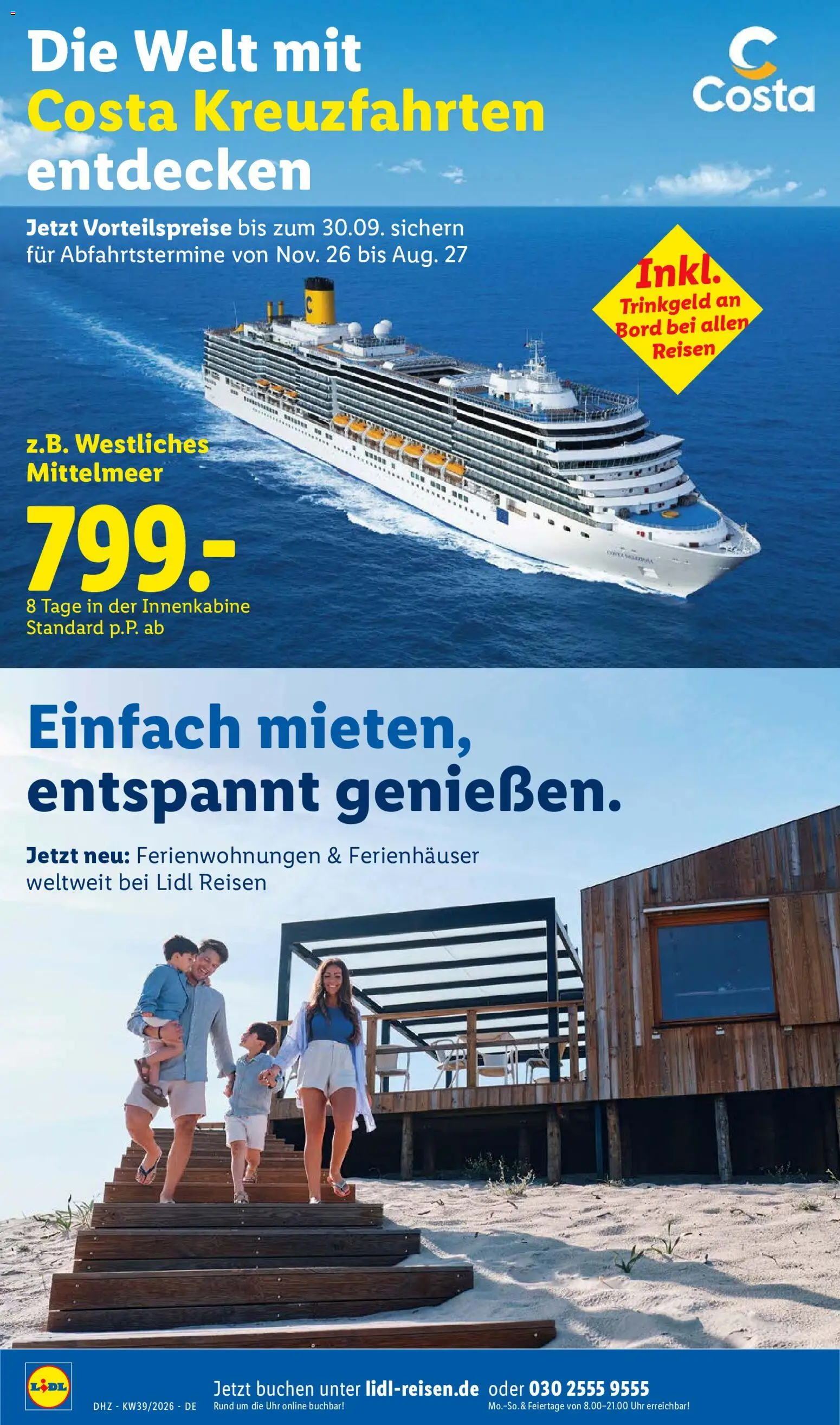 Vorschau von dem Prospekt des Geschäftes Lidl, gültig ab dem 21.09.2026 - Uhr
