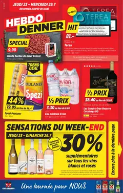 Vorschau des Merkblatts Denner aktionen FR vom Shop Denner gültig von 23.07.2026 bis 29.07.2026