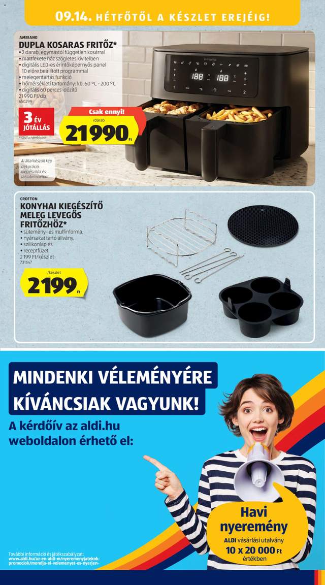 Új Aldi akciós újság 09.10.