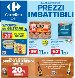 Anteprima dell'opuscolo Carrefour volantino Iper - Torino dal negozio Carrefour valido da 16/06/2026