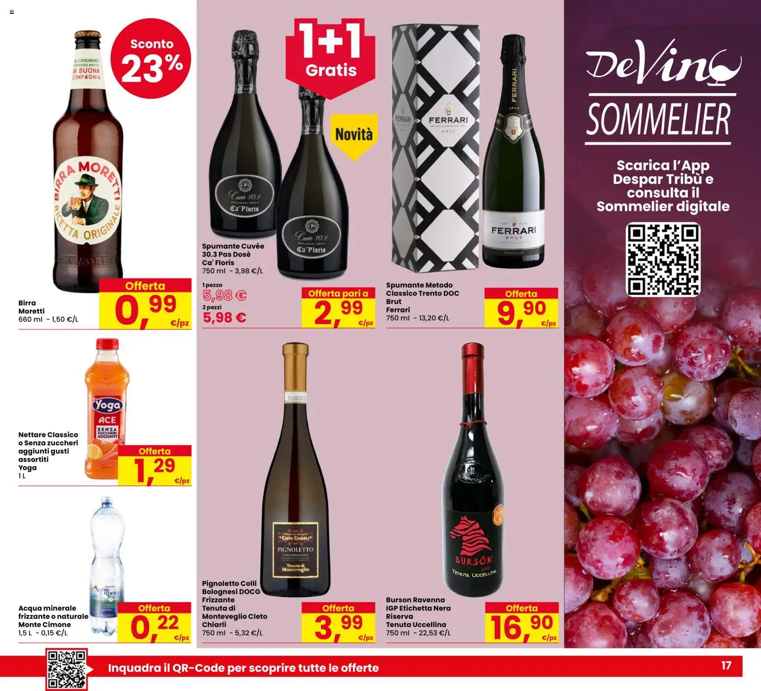 Anteprima dell'opuscolo Despar volantino Castel Bolognese dal negozio Despar valido da 06/10/2026 - Acqua, Birra, Acqua minerale, Spumante